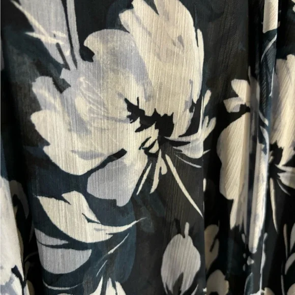 Calvin Klein High Low Midi Navy Dress size 12 - Picture 6 of 7